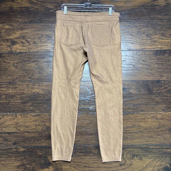 HUE Women's Jeggings - Brown Stretch Pants - Size 14 Large 34" Waist - Picture 2 of 4